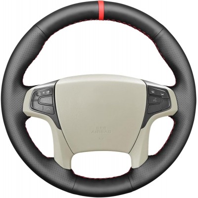 Loncky Auto Custom Fit OEM Steering Wheel Cover for Toyota Sienna 2011 2012 2013 2014 Car Custom Fit OEM Hand Stitched Accessories