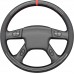 111Loncky Custom Hand Stitched OEM Steering Wheel Cover for Chevrolet Silverado 1500/2500/ 3500 2003-2006/ Trailblazer/Silverado 1500 2500HD 3500 Classic 2007/ GMC Sierra 1500/ Envoy XL 2002-2006/ Yukon (Yukon XL)/ Envoy Interior Accessories