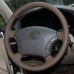 111Loncky Auto Custom Fit OEM Brown Genuine Leather Car Steering Wheel Cover for Lexus GX470 2003-2009 Lexus LX470 1998 1999 2000 2001 2002 2003 2004 2005 2006 2007 Lexus LX450 1996 1997 Interior Accessories