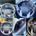 Loncky Auto Black Genuine Leather Custom Steering Wheel Covers for Toyota Tacoma 2012-2023 / Toyota Tundra 2014-2021 / Toyota Sequoia 2014-2022 / Toyota 4Runner 2010 2011 2012 2013 2014 2015 2016 2017 2018 2019 2020 2021 2022 2023 2024 Accessories