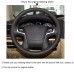 111Loncky Auto Dark Gray Genuine Leather Custom Fit Steering Wheel Covers for Toyota Land Cruiser V8 2016 2017 2018 2019 2020 2021 Land Cruiser Prado 2018 Accessories