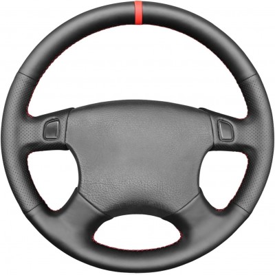 Loncky Custom Hand Stitched OEM Steering Wheel Cover for Honda Accord 1994-1997 / Odyssey 1995-1997 / Prelude 1994-1996 Interior Accessories