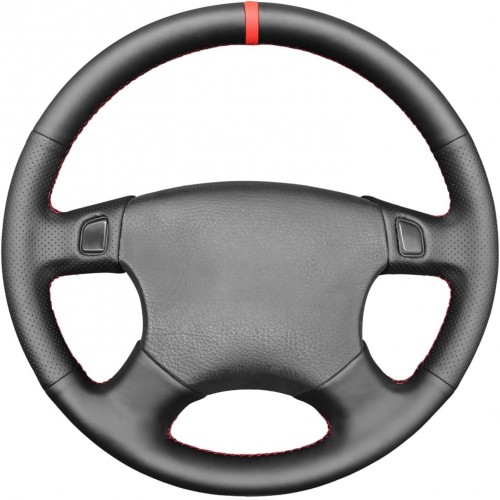 Loncky Custom Hand Stitched OEM Steering Wheel Cover for Honda Accord 1994-1997 / Odyssey 1995-1997 / Prelude 1994-1996 Interior Accessories