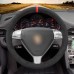 111 Loncky Custom Hand Stitched OEM Alcantara Steering Wheel Cover for Porsche 911 (997) 2009 2008 2007 2006 2005 / Boxster (987) 2005 2006 2007 2008 2009 / Cayman (987) 2006 2007 2008 2009 Accessories 