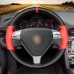 111 Loncky Custom Hand Stitched OEM Alcantara Steering Wheel Cover for Porsche 911 (997) 2009 2008 2007 2006 2005 / Boxster (987) 2005 2006 2007 2008 2009 / Cayman (987) 2006 2007 2008 2009 Accessories 