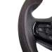 111Loncky Auto Custom Fit OEM Black Genuine Leather Black Suede Steering Wheel Cover For BMW G30 530i 540i 520d 530e 2016-2018 G32 630i 630d 2017 2018 G11 G12 730Li 740Li 750Li 2016-2018 Accessories