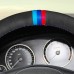 111 Loncky Black Genuine Leather Custom Steering Wheel Cover for BMW E46 E39 330i 540i 525i 530i 330Ci M3 2001-2003 Interior Accessories