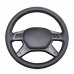 111Loncky Auto Custom Fit Black Genuine Leather Black Suede Steering Wheel Cover for Mercedes Benz GL350 BlueTEC GL450 4MATIC GL550 4MATIC Mercedes Benz ML250 BlueTEC 4MATIC ML350 ML350 4MATIC ML400 4MATIC ML550 4MATIC Accessories