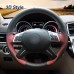 111Loncky Auto Custom Fit Black Genuine Leather Black Suede Steering Wheel Cover for Mercedes Benz GL350 BlueTEC GL450 4MATIC GL550 4MATIC Mercedes Benz ML250 BlueTEC 4MATIC ML350 ML350 4MATIC ML400 4MATIC ML550 4MATIC Accessories