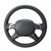 111Loncky Auto Custom Fit Black Genuine Leather Black Suede Steering Wheel Cover for Mercedes Benz GL350 BlueTEC GL450 4MATIC GL550 4MATIC Mercedes Benz ML250 BlueTEC 4MATIC ML350 ML350 4MATIC ML400 4MATIC ML550 4MATIC Accessories