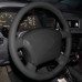 111Loncky Auto Custom Fit OEM Black Genuine Leather Car Steering Wheel Cover for Lexus GX470 2003-2009 / Lexus LX470 1998 1999 2000 2001 2002 2003 2004 2005 2006 2007 / Lexus LX450 1996 1997 Interior Accessories