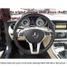 111Loncky Auto Custom Fit Black Genuine Leather Black Suede Steering Wheel Cover for Mercedes Benz C350 C250 C300 / CLA250 CLS550 / E250 E350 E400 E550 / GLA45 AMG / SL550 SL400 SLK250 SLK300 SLK350 Accessories