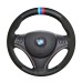 111Loncky Auto Black Red Suede Custom Steering Wheel Cover for BMW 128i 135i BMW 325i 328i BMW 328 xi BMW 328 i xDrive BMW 330 xi BMW 335i 335 xi BMW 335 d BMW 335 i xDrive Accessories Parts