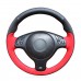 111 Loncky Black Suede Leather Custom Steering Wheel Cover for BMW E46 E39 330i 540i 525i 530i 330Ci M3 2001 2002 2003 Interior Accessories