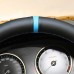 111 Loncky Black Suede Leather Custom Steering Wheel Cover for BMW E46 E39 330i 540i 525i 530i 330Ci M3 2001 2002 2003 Interior Accessories