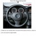 111Loncky Custom Black Suede Steering wheel cover for BMW E92 M3 2013 2012 2011 2010 2009 2011 BMW 1 Series M Interior Accessories Parts 