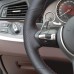 111Loncky Auto Black Genuine Leather Custom Steering Wheel Cover for BMW F87 M2 2016-2018 / F80 M3 2015 2016 2017 2018 / F82 M4 2015-2018 / M5 2014-2017 / F12 F13 M6 / F85 X5 M / F86 X6 M / F33 / F30 M Sport Accessories