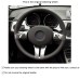 Loncky Auto Black Genuine Leather Steering Wheel Cover for BMW Z4 2008 2007 2006 2005 2004 2003 Accessories