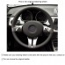 111Loncky Auto Black Genuine Leather Steering Wheel Cover for BMW Z4 2008 2007 2006 2005 2004 2003 Accessories