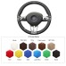 Loncky Auto Black Genuine Leather Steering Wheel Cover for BMW Z4 2008 2007 2006 2005 2004 2003 Accessories