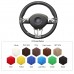 111Loncky Auto Black Genuine Leather Steering Wheel Cover for BMW Z4 2008 2007 2006 2005 2004 2003 Accessories