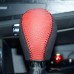 111Loncky Black Genuine Leather Car Custom Stitched Gear Shift Knob Cover for Kia Soul 2012 2013 / Kia Optima 2011 2012 2013 Kia Rio 2012 2013 2014 2015 2016 2017 Automatic Accessories 