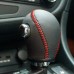 111Loncky Black Genuine Leather Car Custom Stitched Gear Shift Knob Cover for Kia Soul 2012 2013 / Kia Optima 2011 2012 2013 Kia Rio 2012 2013 2014 2015 2016 2017 Automatic Accessories 