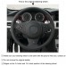 111Loncky Auto Black Genuine Black Suede Leather Custom Fit Steering Wheel Cover for BMW E60 M5 2005-2008 E63 E64 Cabrio M6 2005-2010 Accessories