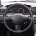 111Loncky Auto Black Genuine Leather Custom Fit Steering Wheel Covers for Toyota Corolla 2004 2005 2006 Caldina 2002 2003 2004 2005 2006 2007 RAV4 2004 2005 Scion tC 2005-2008 2009 2010 Accessories