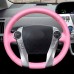 111Loncky Auto Black Genuine Leather Car steering wheel cover for Toyota Prius 2010 2011 2012 2013 2014 2015 Toyota Prius c 2012-2018 Interior Accessories