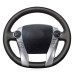 111Loncky Auto Black Genuine Leather Car steering wheel cover for Toyota Prius 2010 2011 2012 2013 2014 2015 Toyota Prius c 2012-2018 Interior Accessories