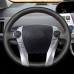 111Loncky Auto Black Genuine Leather Car steering wheel cover for Toyota Prius 2010 2011 2012 2013 2014 2015 Toyota Prius c 2012-2018 Interior Accessories