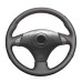 111Loncky Auto Black Genuine Leather Custom Steering Wheel Covers for Toyota RAV4 1998-2003 Corolla 2001 Celica 1998-2005 MR2 2000-2004 Lexus IS200 IS300 1999-2005 Accessories