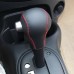 111Loncky Black Genuine Leather Custom Fit Gear Shift Knob Cover for 2013 2014 2015 2016 Nissan Versa / 2014 2015 2016 Nissan Versa Note Automatic Automatic Accessories
