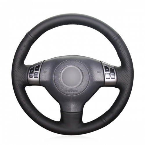 Loncky Auto Leather Custom Steering Wheel Cover For Suzuki Sx4 Crossover Alto Old Swift Interior Accessories