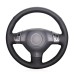 111Loncky Auto Leather Custom Steering Wheel Cover for Suzuki SX4 Crossover Alto Old Swift Interior Accessories